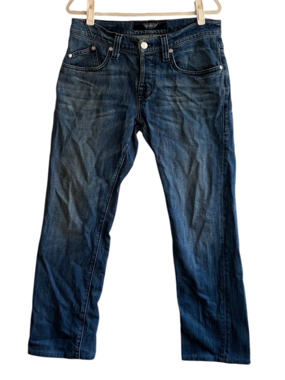 Rock & Republic Men’s Y2K Studded Embellished Low Rise Jeans Size 34